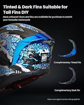 ILM Motorcycle Helmet Full Face with Pinlock Compatible